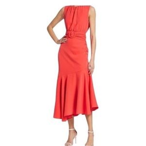 Sachin + Babi Sleeveless Asymmetrical Coral Camila Dress. Size 12. New with tags